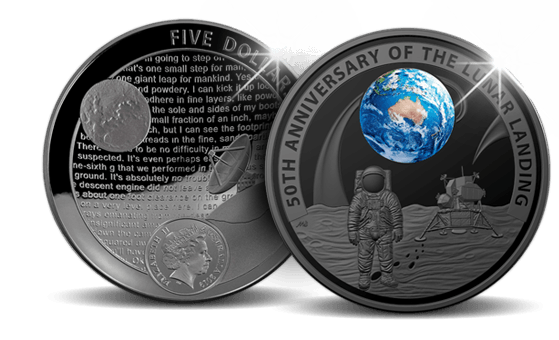 Bestel de Australië '50 Jaar Maanlanding' zilver Proof munt 2019