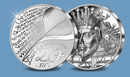 Puur zilveren William Shakespeare 20 Euro