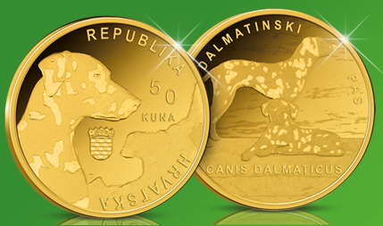 Tijdelijk beschikbaar: Officiële Kroatische Kuna in 24-karaat goud