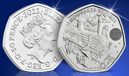 Harry Potter - Zweinsteinexpress munt in Zilver Proof-kwaliteit