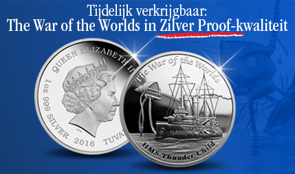 Zilveren War of the Worlds munt in Proof-kwaliteit nu verkrijgbaar
