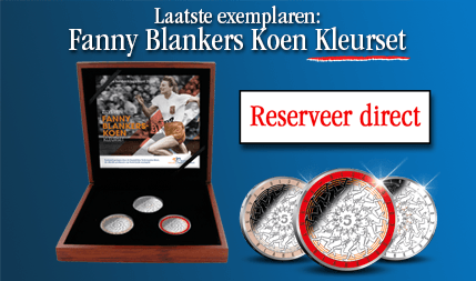 De Fanny Blankers-Koen Kleurset kan worden uitgeleverd - Amsterdams MuntKantoor