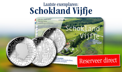 Zwaar verzilverde Schokland Vijfje nu nog verkrijgbaar