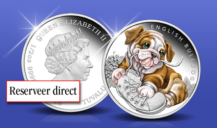 'Engelse Bulldog' munt in zilver Proof-kwaliteit binnenkort beschikbaar