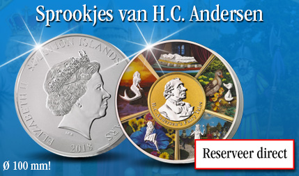 Bewonder de Sprookjes van Andersen op 1 KG zilver - Amsterdams MuntKantoor