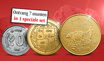 Bespaar tijdelijk 50% op de complete muntset van Nepal