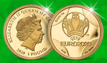 Officiële Kleinste Gouden Munt ter ere van het EK tijdelijk weer verkrijgbaar!