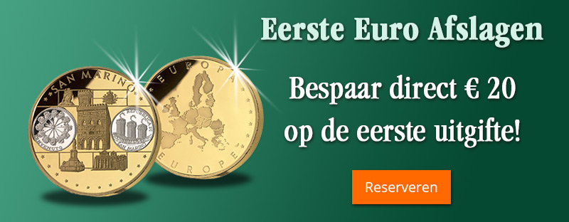 Eerste Euro Afslagen Collectie - Amsterdams MuntKantoor