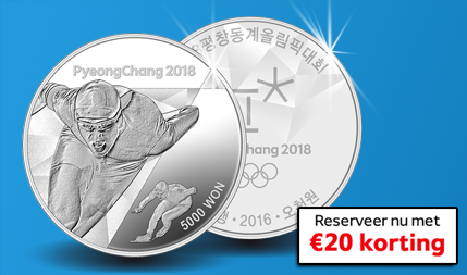 Officiële Olympische Winterspelen PyeongChang 2018 Collectie - Amsterdams MuntKantoor