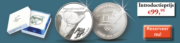PyeongChang 2018 Olympische Winterspelen: Schaatsen munt kopen PyeongChang 2018 Olympische Winterspelen: Schaatsen munt kopen